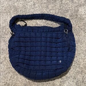 FP Movement by Free People Navy Quilted Carryall Bag